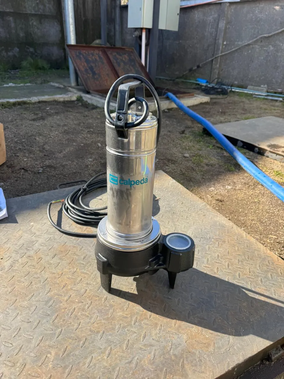 Bomba sumergible de aguas servidas nueva, de acero inoxidable